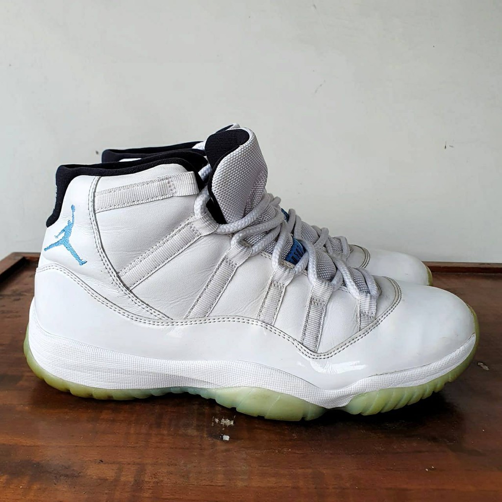 [Original] Second Nike Air Jordan 11 Retro Legend Blue size 10 44