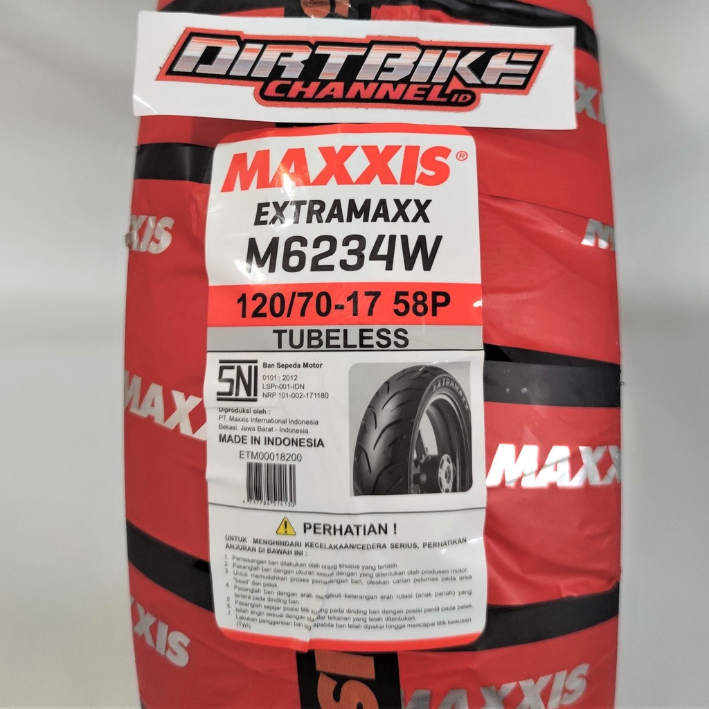 Ban Maxxis EXTRAMAXX 120 70 17 SUPERMOTO KLX DTRACKER CRF WR