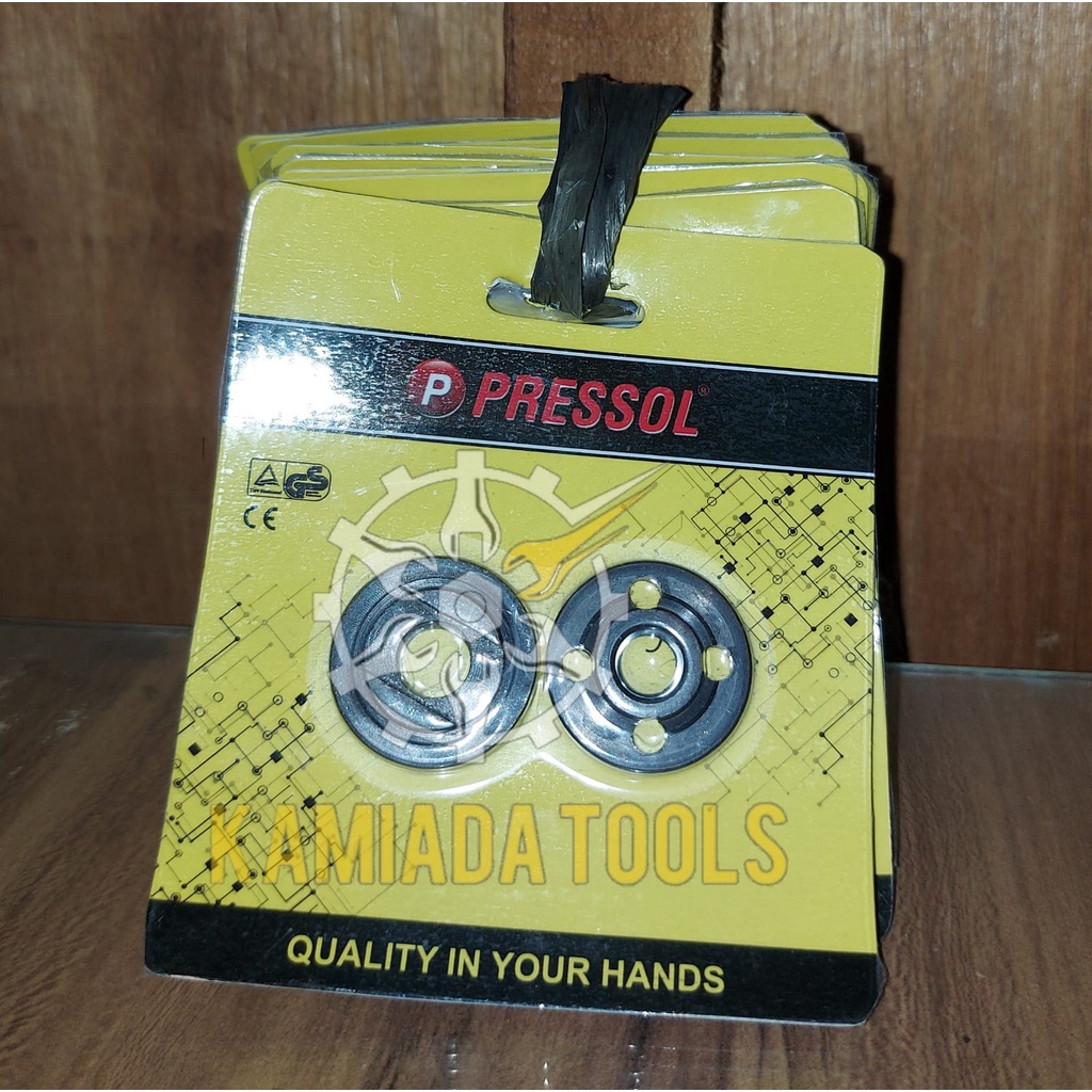 Pressol mur flange utk gerinda / mur gerinda hitam