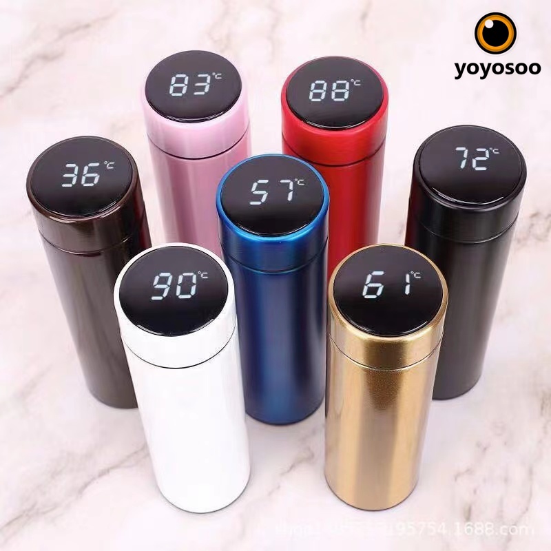 Termos Temperatur Tahan Panas / Thermos Led Temperature Display 500ML - YOYOSOO