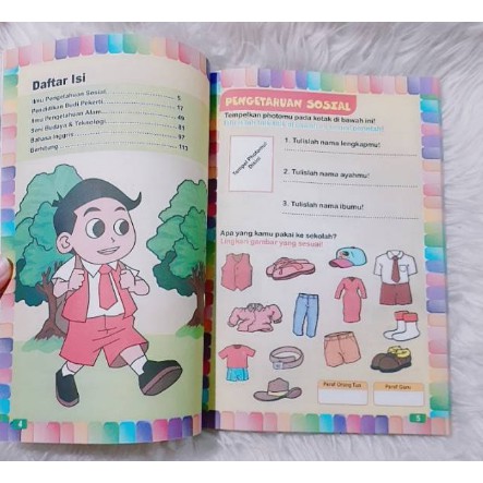 Buku Anak - Buku TK Aku Siap Masuk SD Terlengkap All in One Full Warna