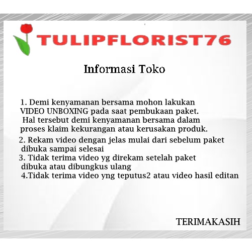 Pasti_Ada_Sayang Bunga Suyok Ukuran 6Cm 4Lapis Besar Isi 100