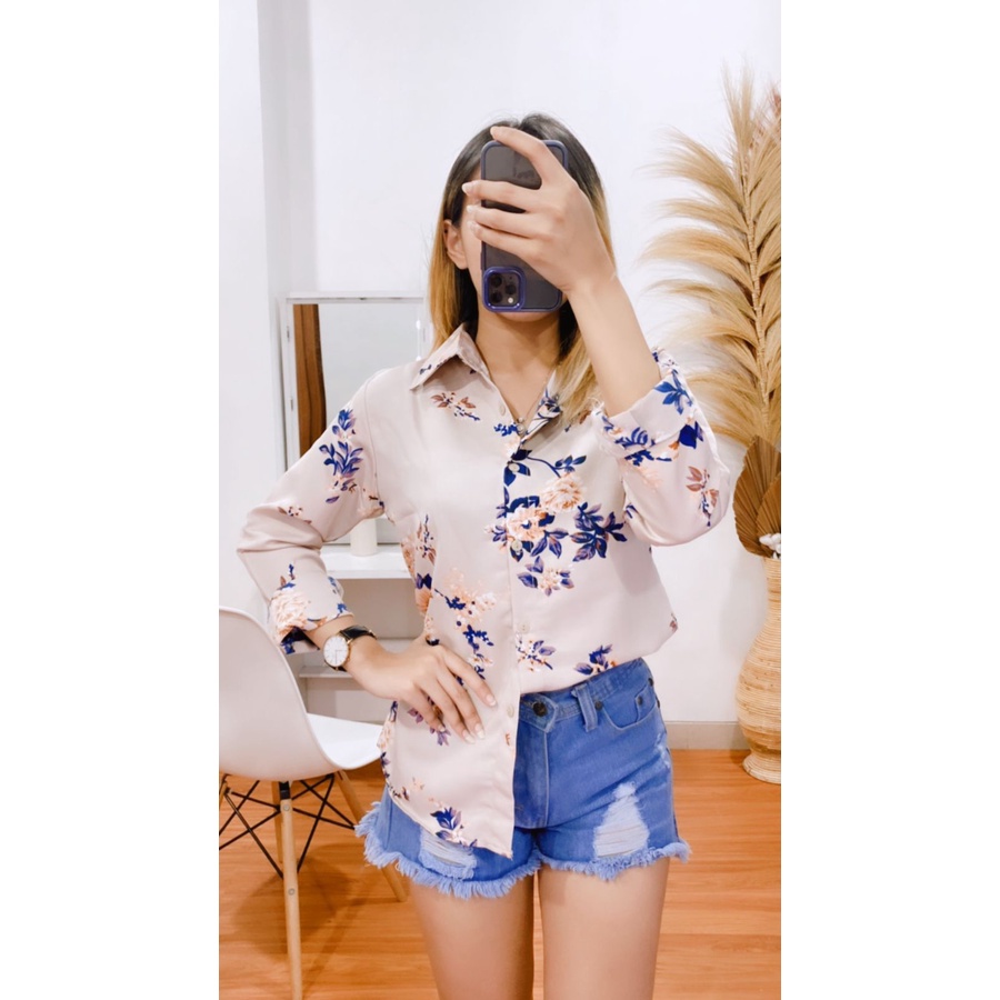 Blouse Wanita Import Blouse Putih Blouse Muslimah Kekinian Kemeja Putih Kemeja Oversize Wanita Blous