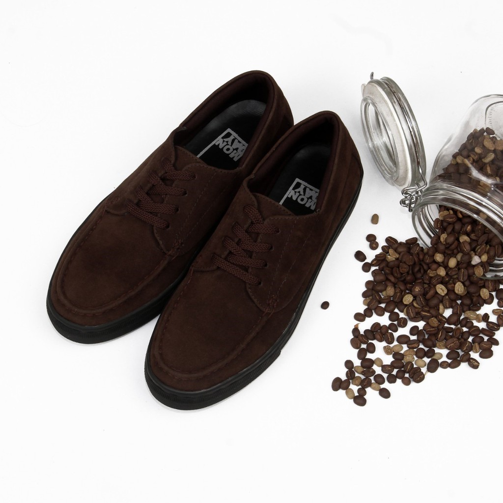 Garp Brown | Sepatu Pantofel Casual Kasual Pria Cowok Men Derby Original Footwear | FORIND x Monday