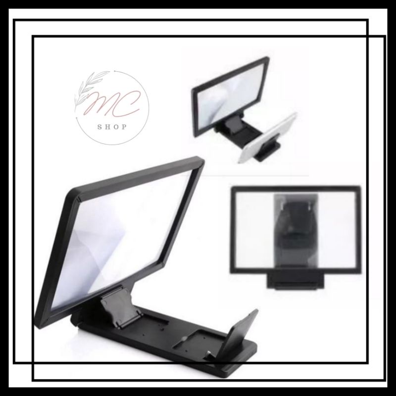 

PEMBESAR LAYAR F1 / Pembesar Layar Enlarge Screen Magnifier Bracket Stand 3D For Smarphone
