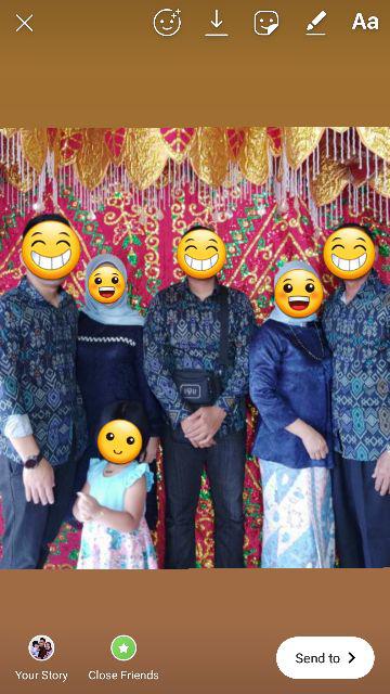 Kemeja Batik Panjang Songket Pria Cowo Kerja Kantor Hitam