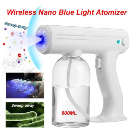 [MH] Mesin Fogging Spray Nano Atomisasi Disinfektan Anti Mampet 800ml ATOMIZER Lampu Biru Putih