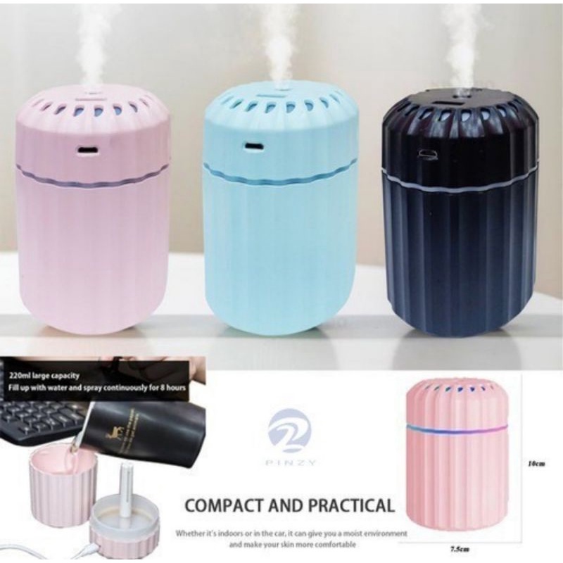 Humidifier USB Mini A8 Aroma Diffuser 300 Ml ZaraZU