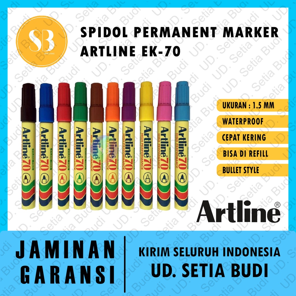 

Spidol Permanent Marker Artline EK-70