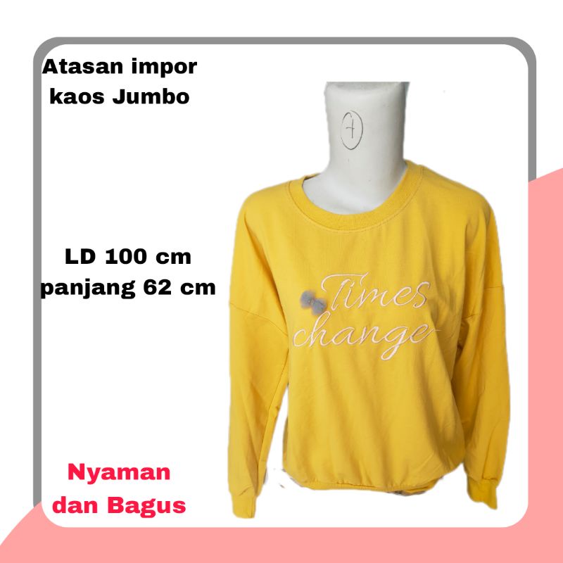 ATASAN WANITA KAOS IMPORT BLOUSE atasan kaos wanita lengan panjang blouse garis wanita atasan kaos import wanita blouse kaos blouse premium fashion wanita jumbo blouse panjang baju wanita jumbo atasan wanita terbaru baju atasan wanita premium blouse jumbo