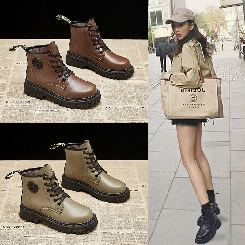 Sepatu Boots Wanita Fashion  Import Sepatu Cewek Anak Muda Boots Kekinian Kualitas Bagus Hangout Jalan