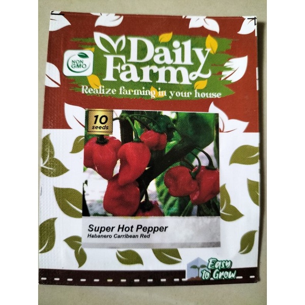 Benih Bibit Cabe Habanero merah cabai Habanero merah