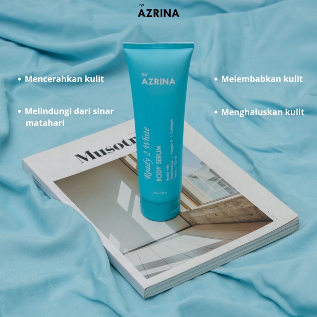 [ FREE GIFT ] Azrina Ready 2 White Body Serum - Body Lotion 135g