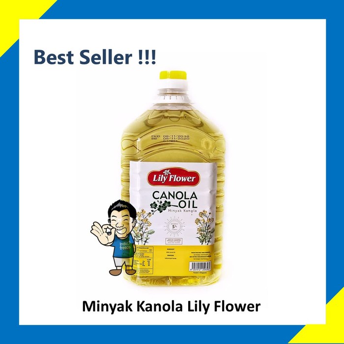 

Murah Minyak Kanola Lily Flower- Canola Oil 5L Elegan