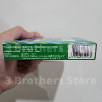 GOLDEN THROAT LOZENGES ORIGINAL SSA ISI 12 SAKIT TENGGOROKAN KERING