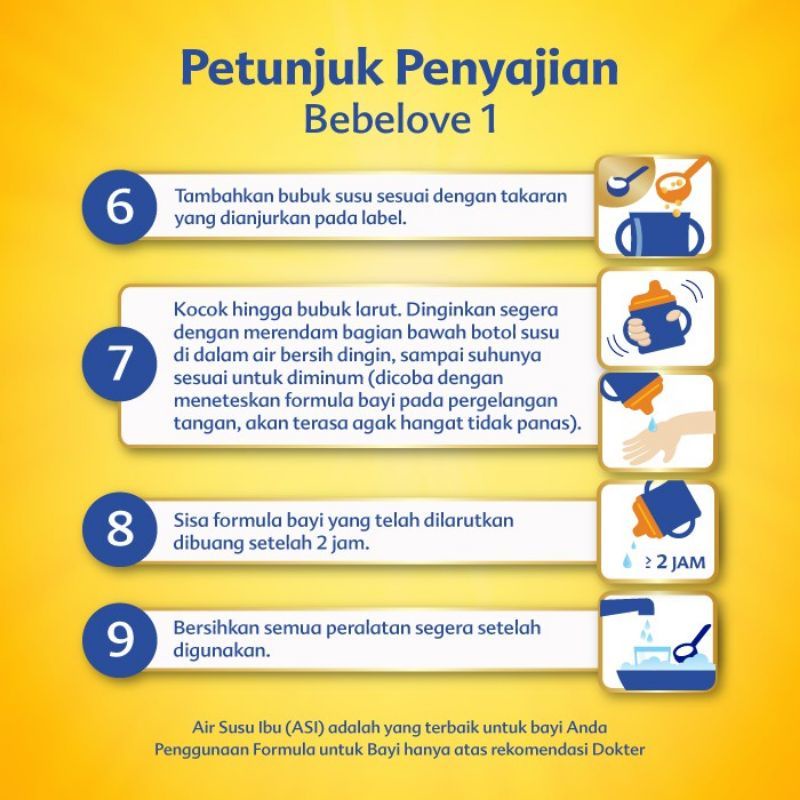 Bebelove 1 susu formula untuk bayi usia 0-6 bulan 200 gr