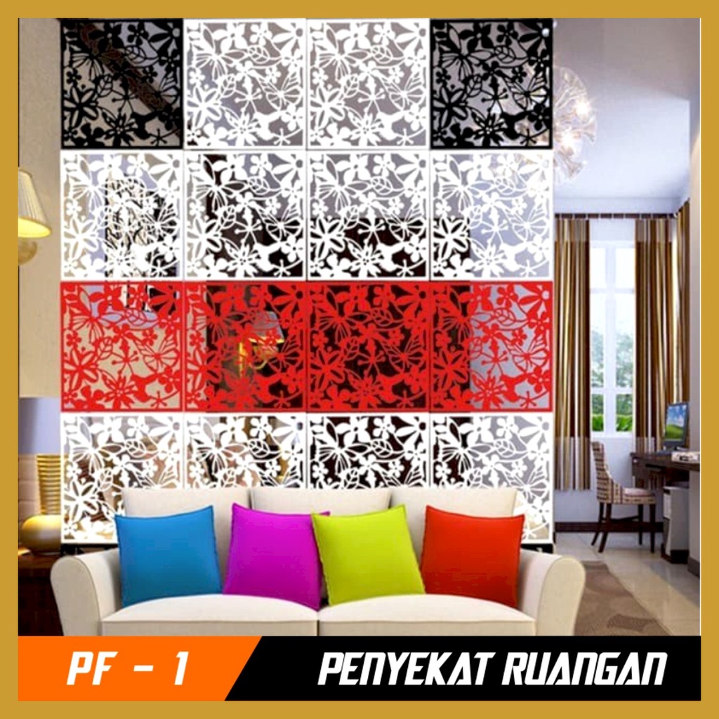 Penyekat Ruangan Paket 4Pcs Minimalis Aesthetic Tirai Pembatas Ruangan Sekat Ruangan Warna Penyekat Serbaguna