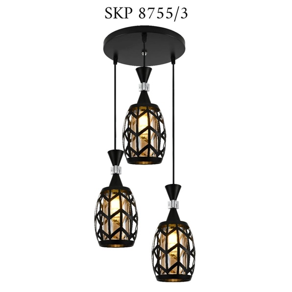 Lampu gantung minimalis 3 lampu - 8755/3