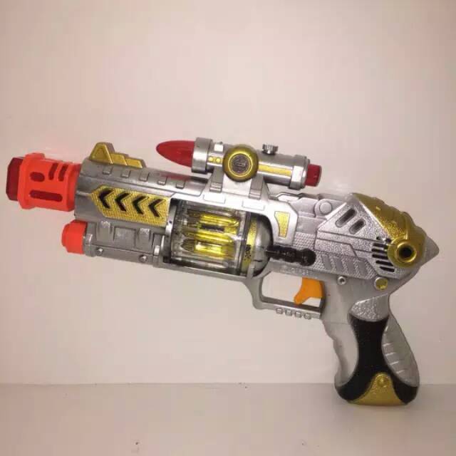 Mainan anak Tembak laser Bunyi Nyala Mainan Anak cowok