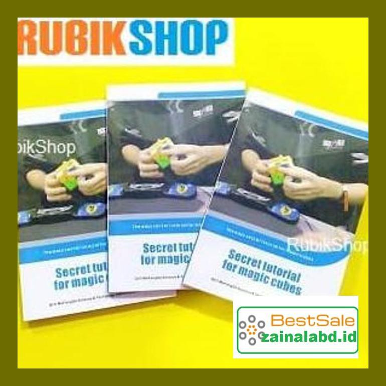 Zainn540S Qiyi Secret Tutorial Book / Buku Rumus Rubik Cfop Cross F2L Oll Pll Zazz47
