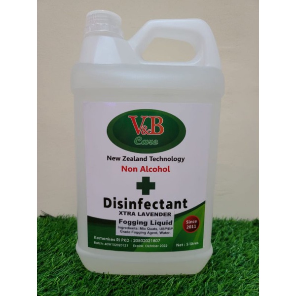 Cairan Foging Disinfektan - V&B Care - Hot Foging Liquid - 5L