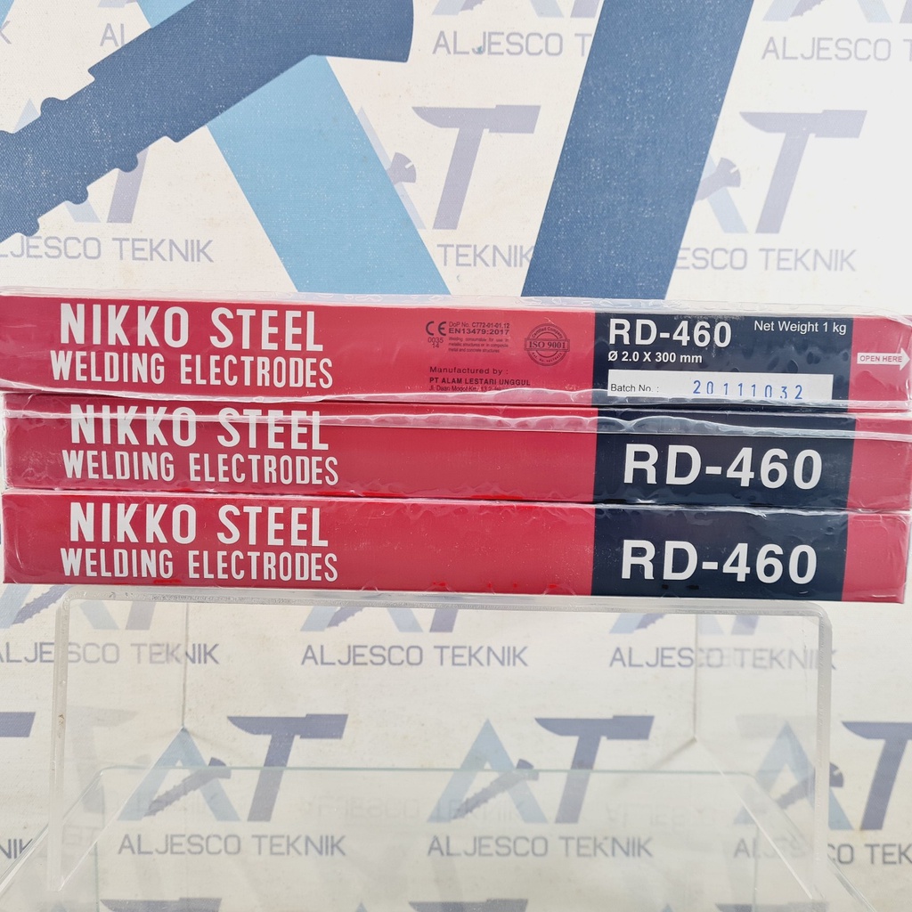 NIKKO STEEL RD-460 2MM KAWAT LAS RD460 KEMASAN 1 KG