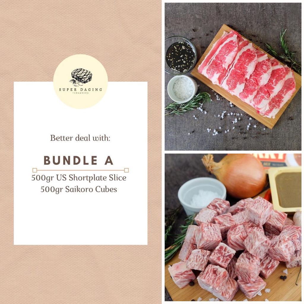 

Bundle A - US Shortplate 500g + Premium Saikoro Cubes 500g