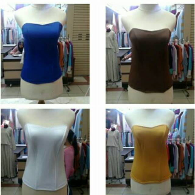longtorso kaos  bustier kamisol Shopee Indonesia