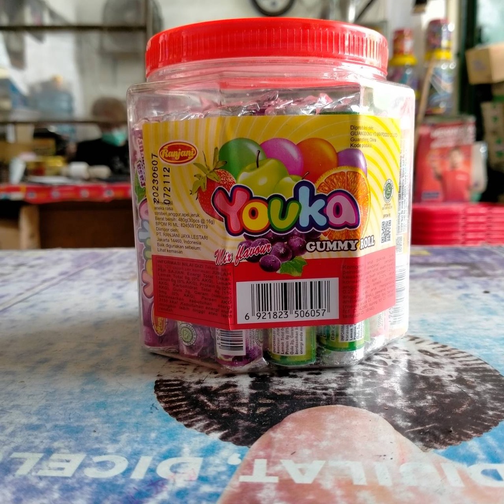 

YOUKA GUMMY ROLL 480g(30x16g)