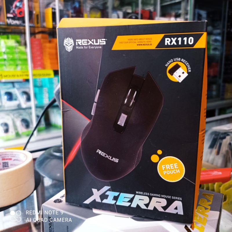 Mouse GAMING Wireless Rexus Rx110 / mouse gaming berkualitas