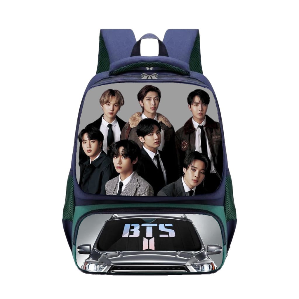 dzakybag - tas/ransel sekolah anak laki laki/paud/tk/SD karakter BTS