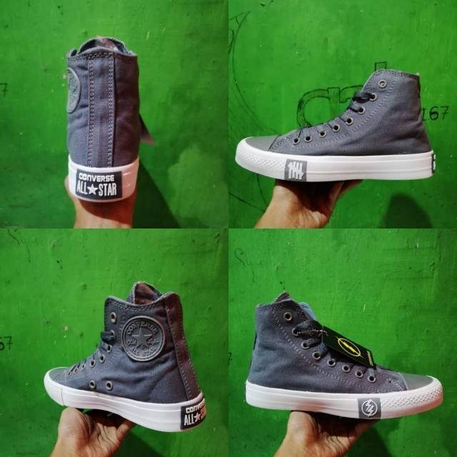 SEPATU CONVERSE Chuck Taylor Undefeated Grey High Tinggi