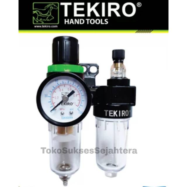 TEKIRO Double Mini Air Control Unit Saringan Udara Kompressor Compressor Mini 2 Tabung