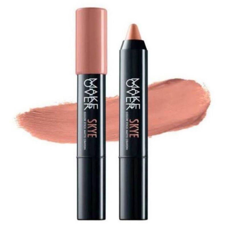 Make Over Color Stick Matte Crayon Lip Lipstick Skye Ready ORI