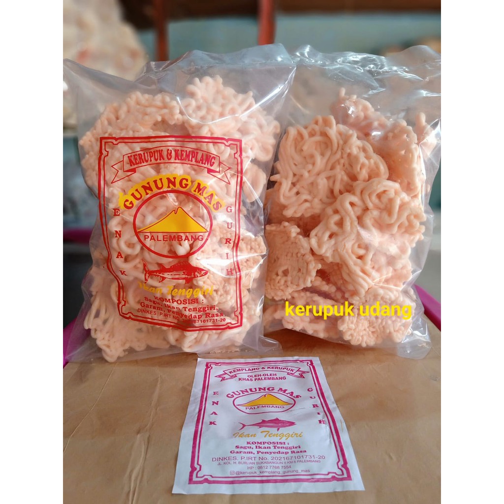 

KERUPUK UDANG KEMPLANG UDANG ASLI PALEMBANG 250GR