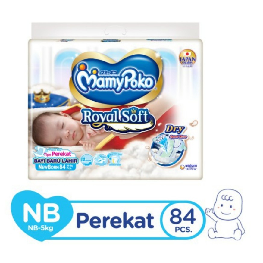 Mamypoko Royal Soft NB 84