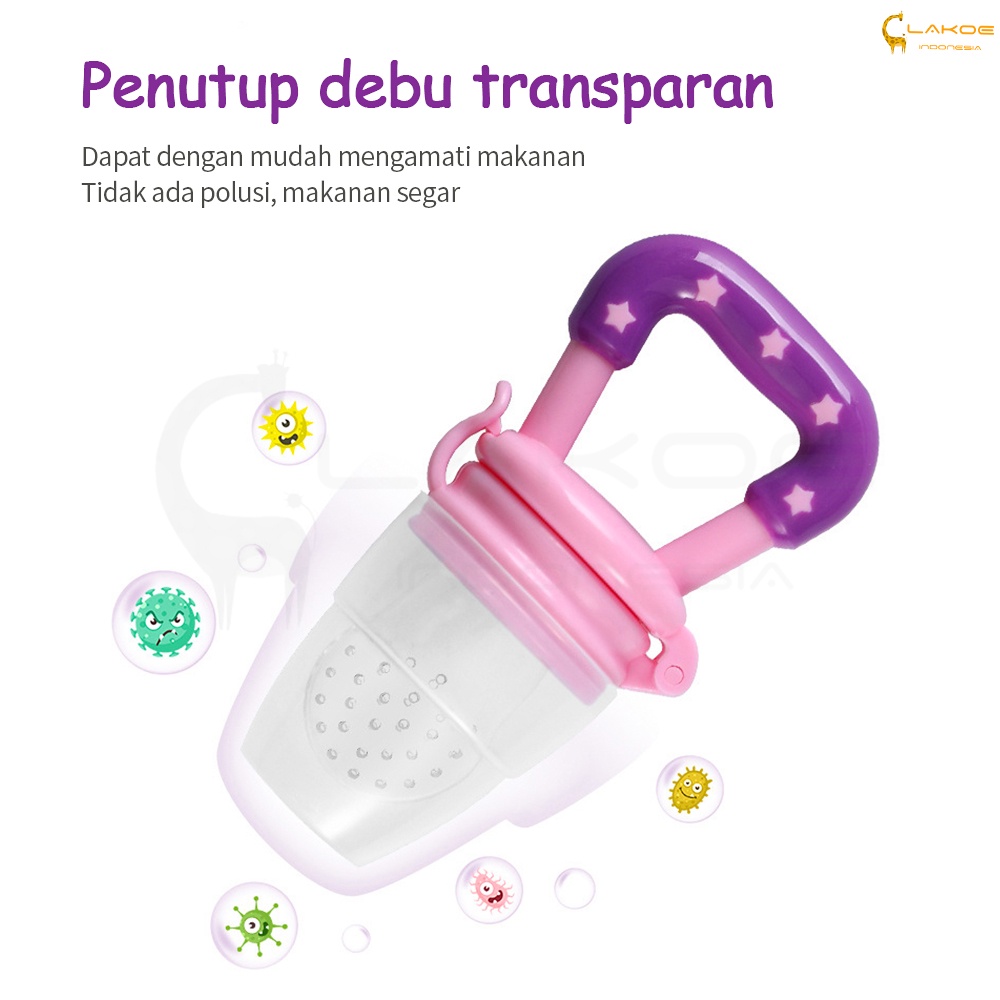 LAKOE Empeng Buah Bayi / Dot Buah Bayi / Fruit Feeder Pacifier / Baby Fruit &amp; Food Feeder