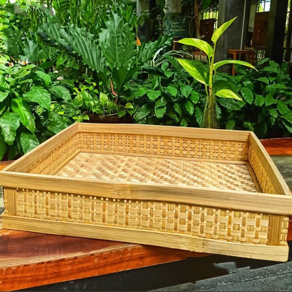 Nyiru/Tampah Premium Bambu Jumbo 80 90 100 cm Persegi Kotak Besar Tempeh Nampan Tambir Tumpeng Hampe