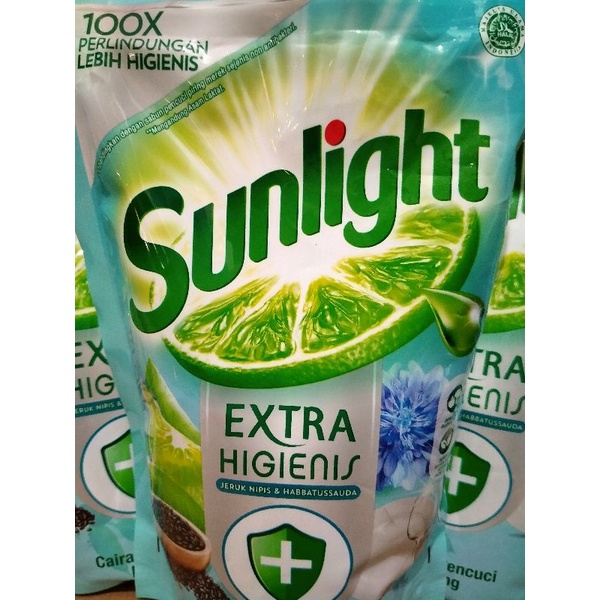 (1Pcs) Sunlight Extra Higienis Jeruk Nipis&amp;Habbatussauda 700 ml