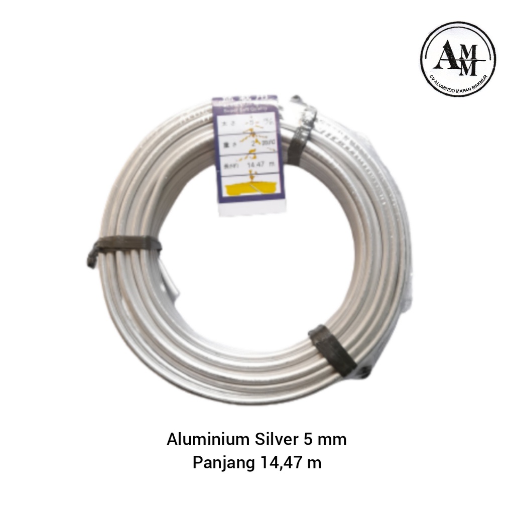 KAWAT BONSAI - ALUMINIUM SILVER 5 mm - HARGA GROSIR 60 ROLL