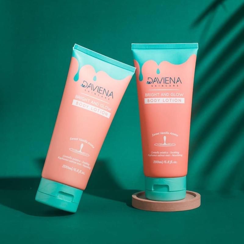 Daviena skincare body lotion|pemutih badan| mencerahkan kulit|daviena|davina