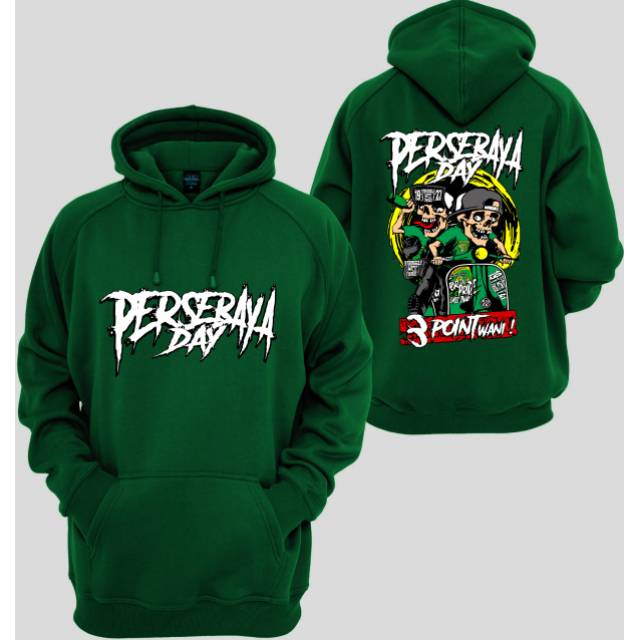 SWEATER HOODIE PERSEBAYA // PERSEBAYA DAY // JAKET PERSEBAYA