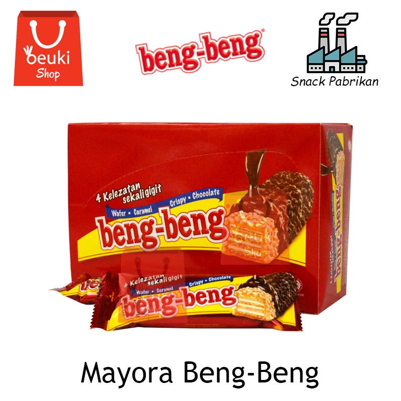 

Mayora Beng Beng Wafer Caramel Crispy Chocolate - 20pcs x 22g