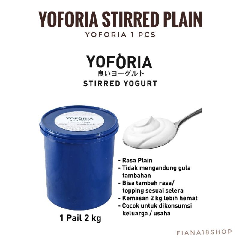 YOFORIA STIRRED YOGURT MURAH