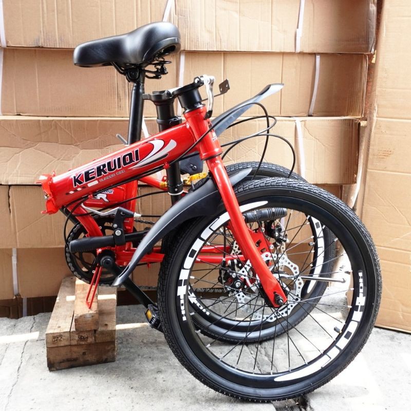 Sepeda Lipat Keruiqi 20inch 6speed