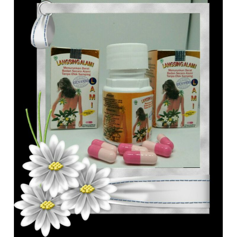 langsing alami,obat pelangsing,lami,herbal,bpom,pelangsing aman bpom