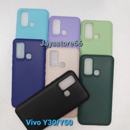 Case TPU Macaroon Warna Warni Vivo Y30/Y50