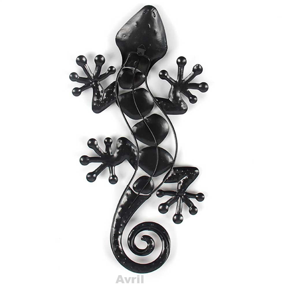 Living Room Wall Decor Backyard Garden Decoration Indoor Outdoor Patio Fence Metal Gecko Shopee Indonesia