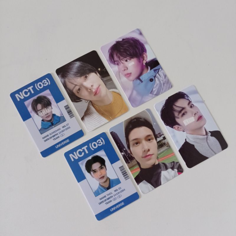 NCT UNIVERSE 03 ID CARD + PHOTOCARD SET
