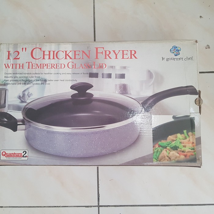 Wajan Chicken Fryer 12&quot; 30Cm Quantum 2. Stir Wok 30cm Quantum